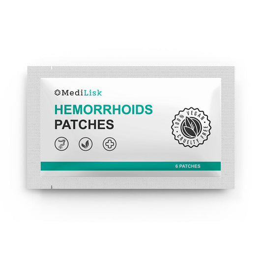 Parches para aliviar las hemorroides MediLisk™