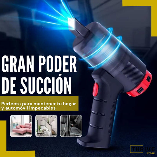 EffiClean™ - Aspiradora de coche portátil, recargable y sin cables