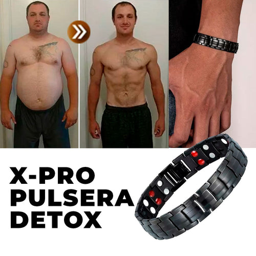 X-PRO MAGNET - Pulsera magnética con gemas azules