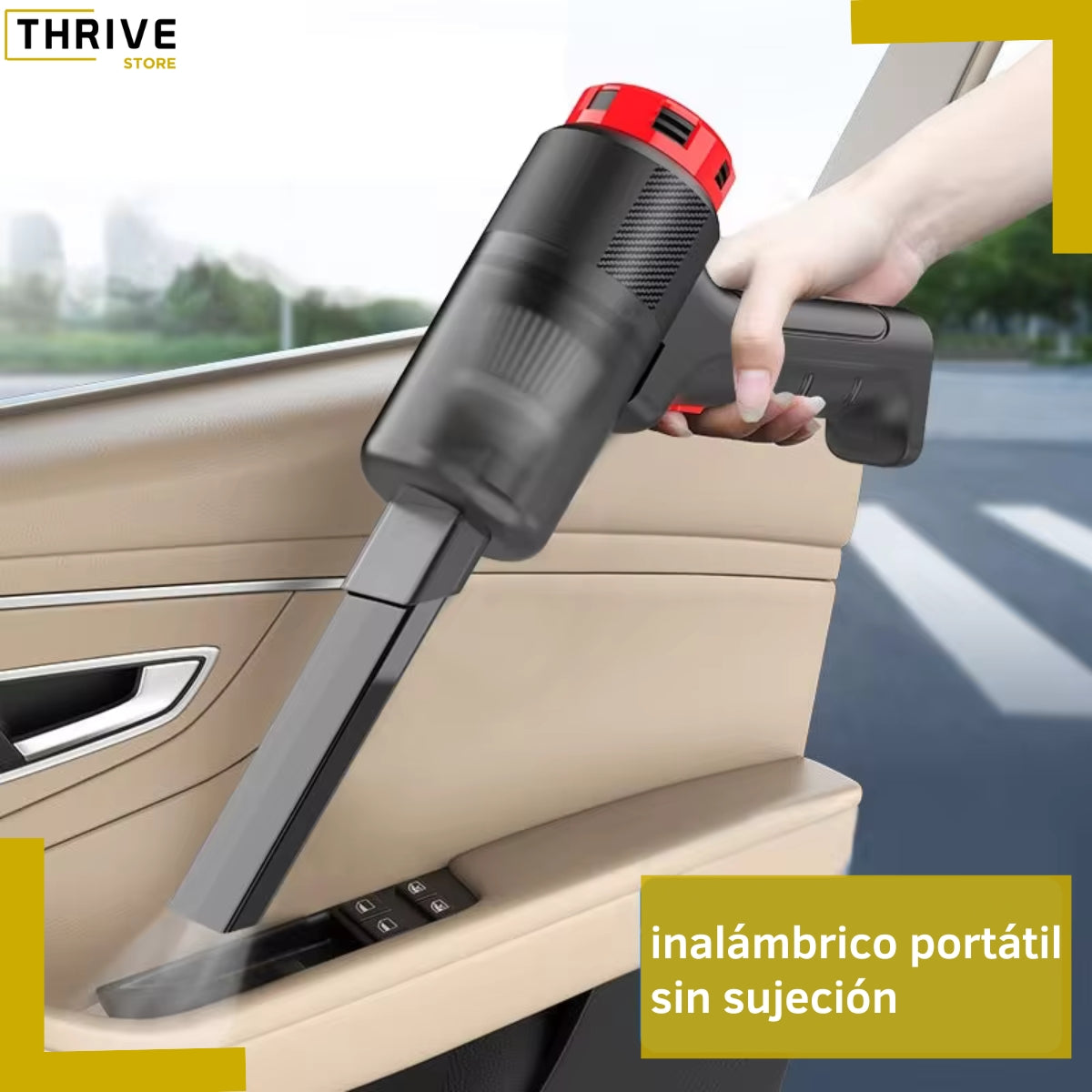 EffiClean™ - Aspiradora de coche portátil, recargable y sin cables