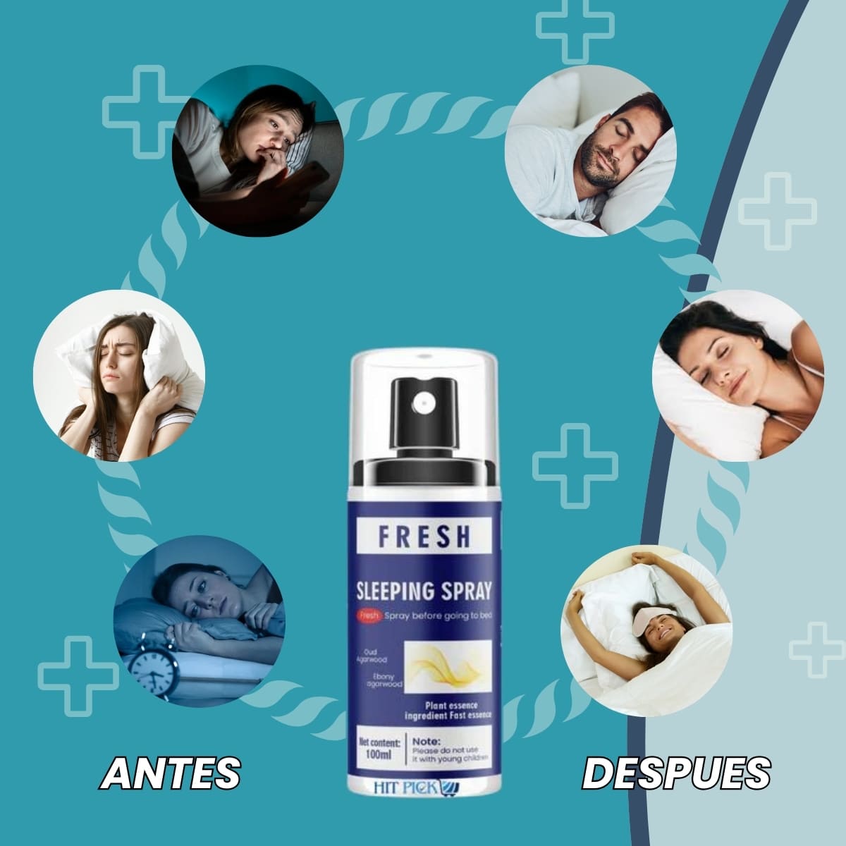 FreshSpray™ - Spray Sueño Seguro Concilia el Descanso que Mereces