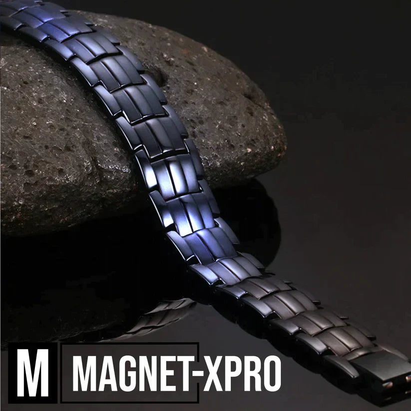 X-PRO MAGNET - Pulsera magnética con gemas azules