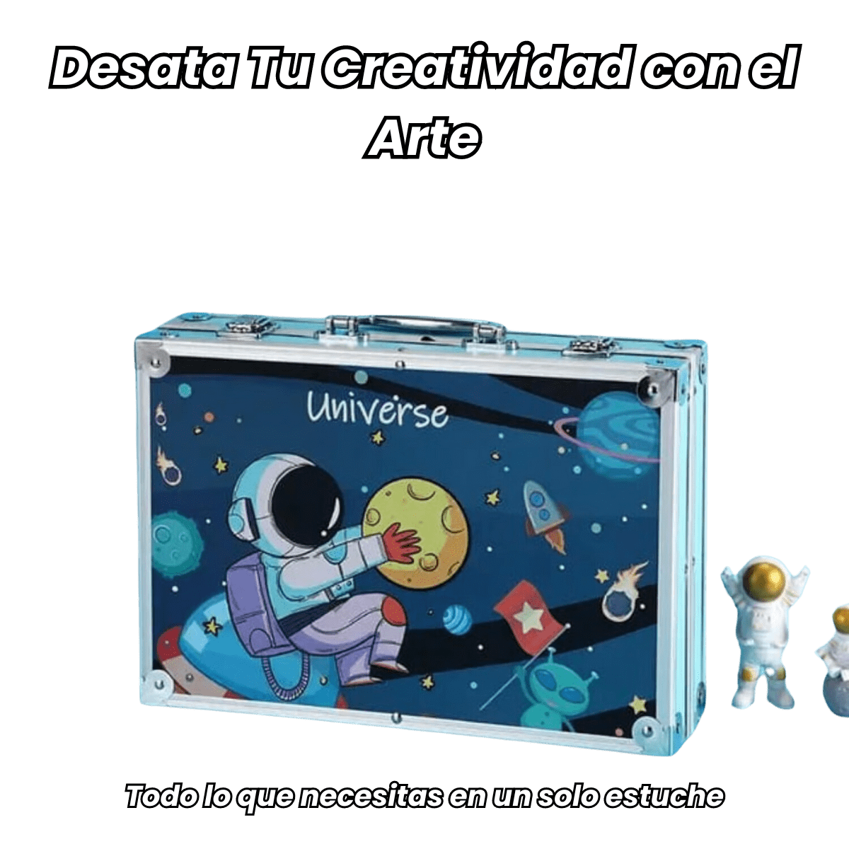 Maletín Con 145 Piezas De Arte ¡Despierta La Creatividad De Tu Pequeño!