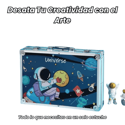 Maletín Con 145 Piezas De Arte ¡Despierta La Creatividad De Tu Pequeño!