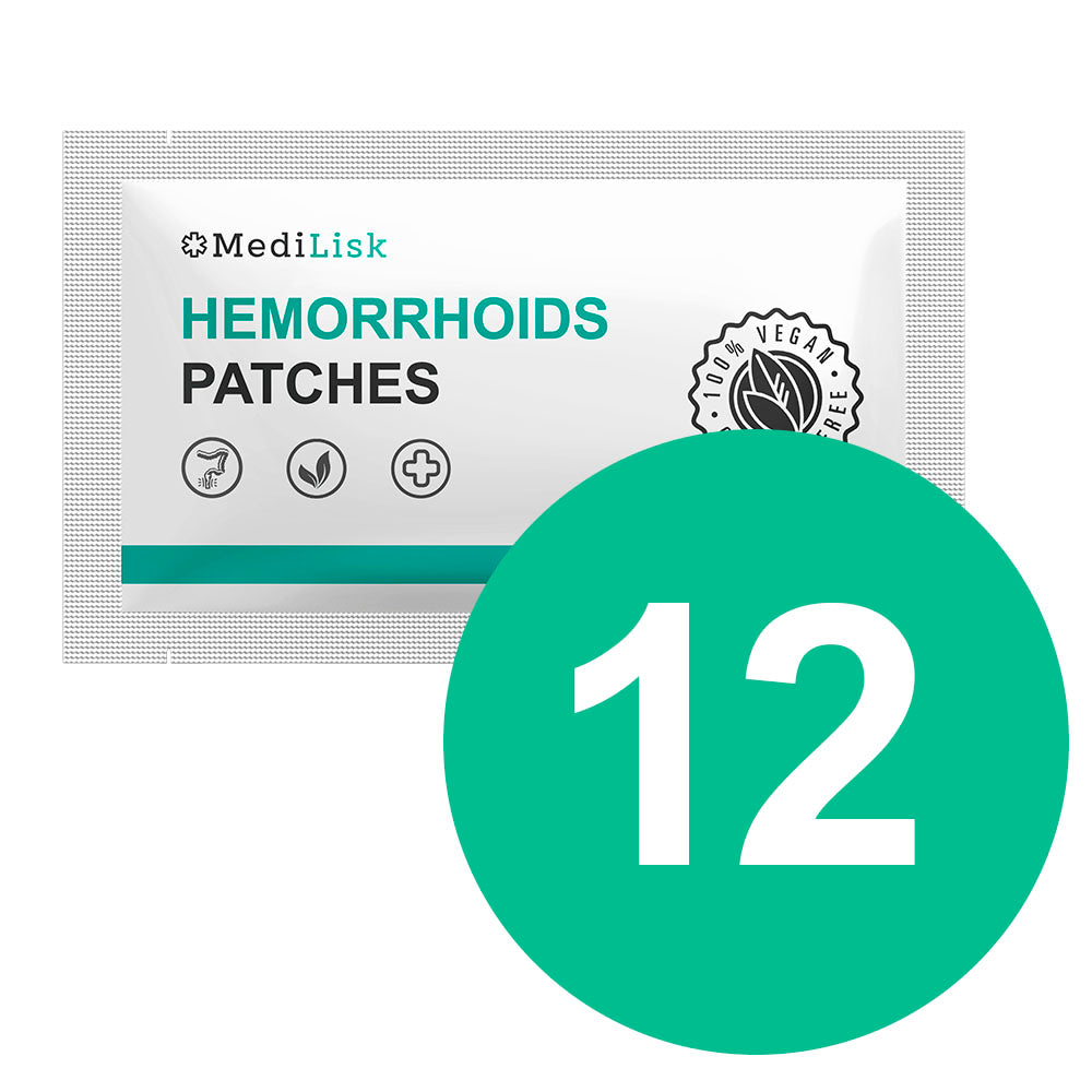 Parches para aliviar las hemorroides MediLisk™