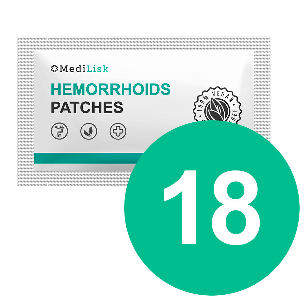 Parches para aliviar las hemorroides MediLisk™