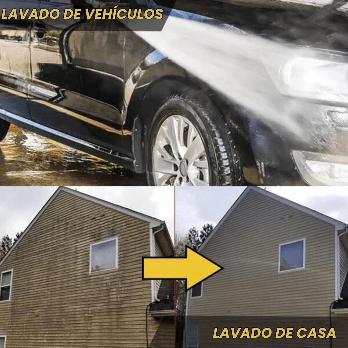 PowerWash Pro™ - Limpiador de Alta Presión 2 en 1