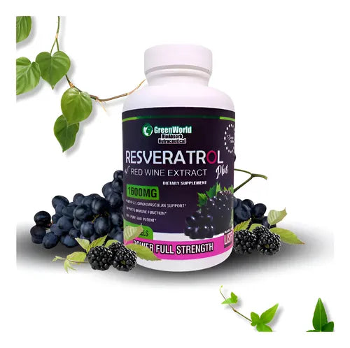 RESVERATROL x 100 Cápsulas 💊 | Juventud y potencia pura 🔥