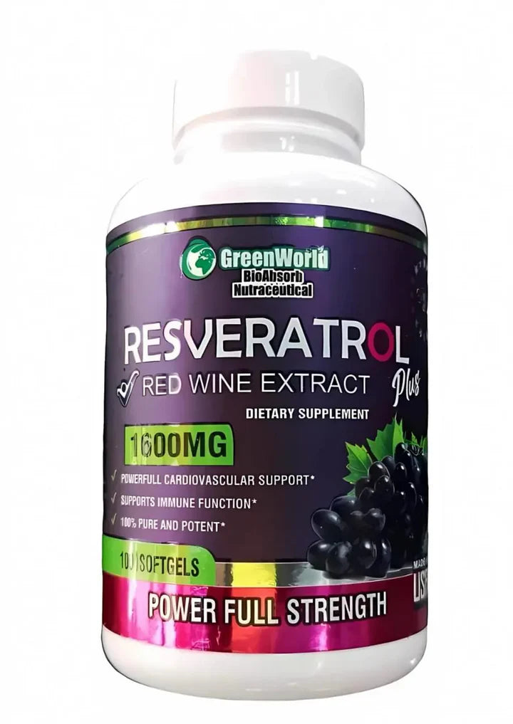 RESVERATROL x 100 Cápsulas 💊 | Juventud y potencia pura 🔥