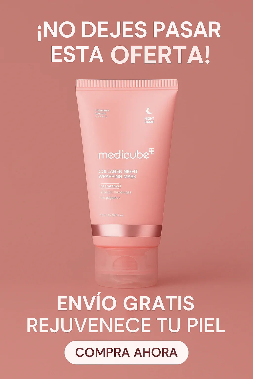 MEDICUBE - Mascarilla con colágeno 100% EFECTIVIDAD